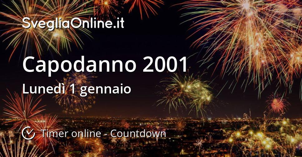 Capodanno 2001 Timer Online Countdown