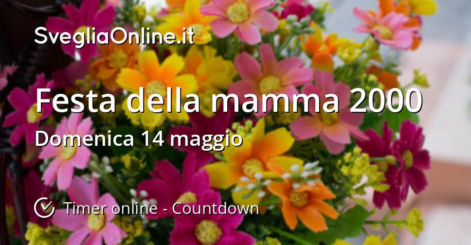 Festa della mamma 2000