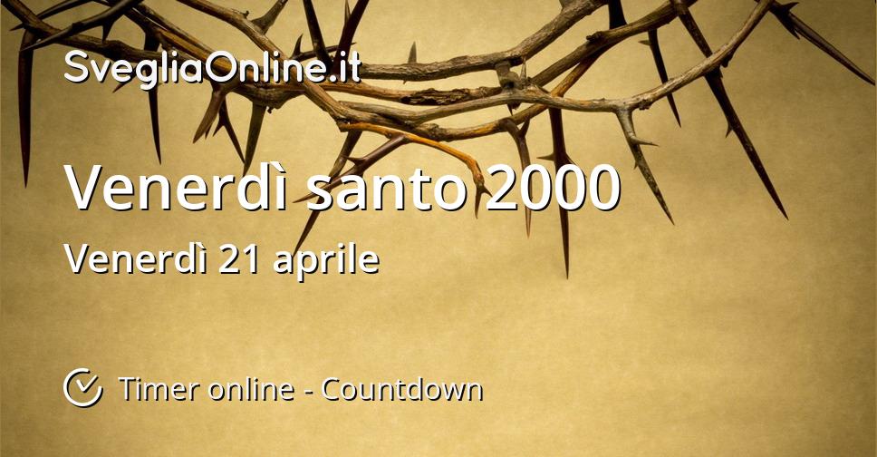 Venerdì santo 2000