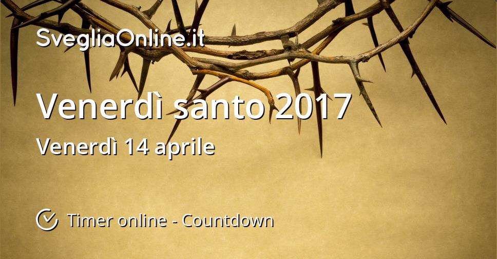 Venerdì santo 2017